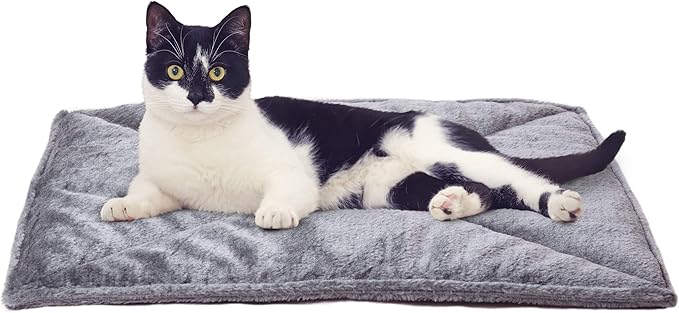Furhaven ThermaNAP Self-Warming Cat Bed for Indoor Cats & Small Dogs, Washable & Reflects Body Heat
