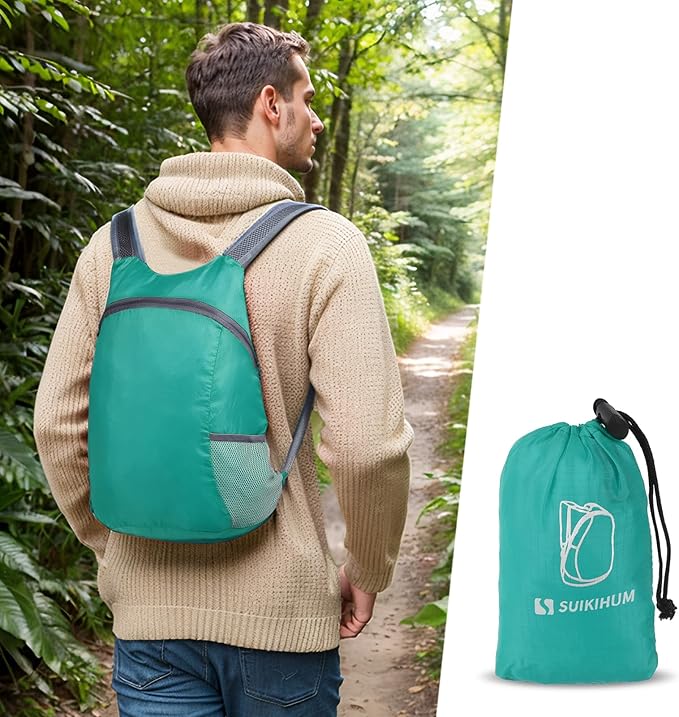 20L Ultra Hiking-Daypack Lightweight Foldable Travel Packable Backpack for Camping Cycling