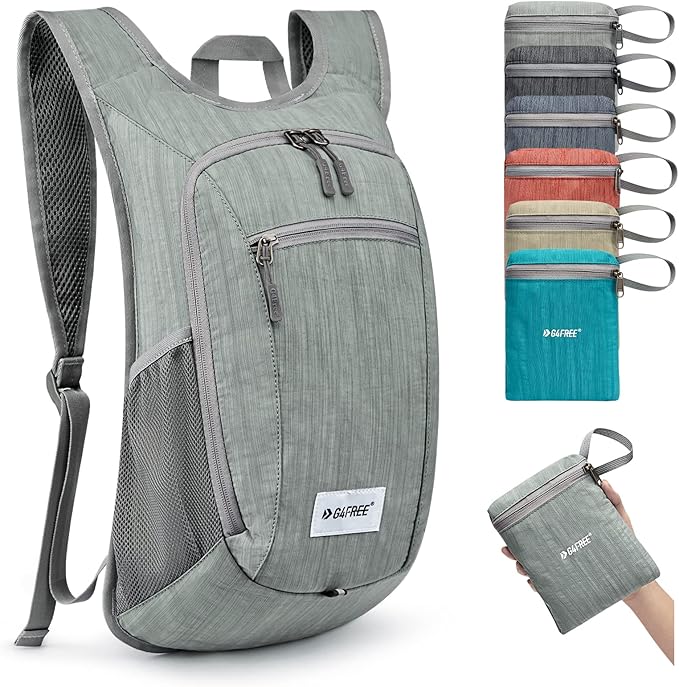 G4Free 10L/15L Hiking Backpack Lightweight Packable Hiking Daypack Small Travel Outdoor Foldable