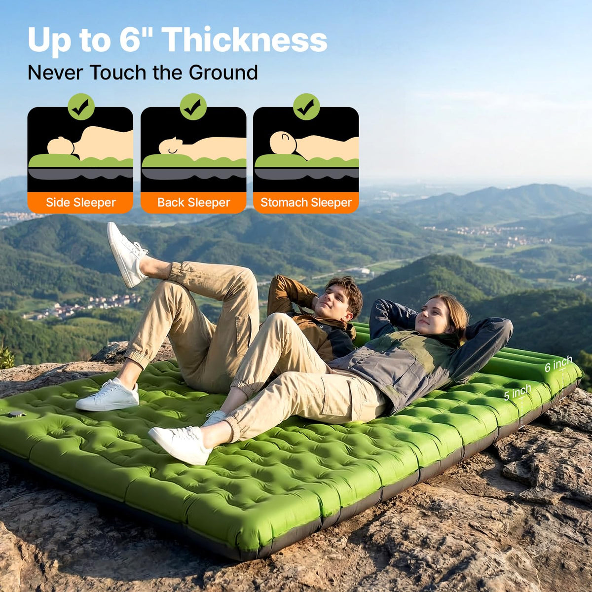 OGERY Sleeping Pad - Double - product view 3