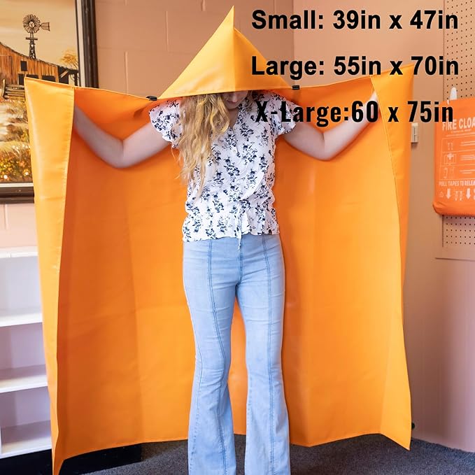 Supa Ant Silicone Fire Cloak for Fireproof Suit Emergency Blanket for Home and Kitchen - Emergency