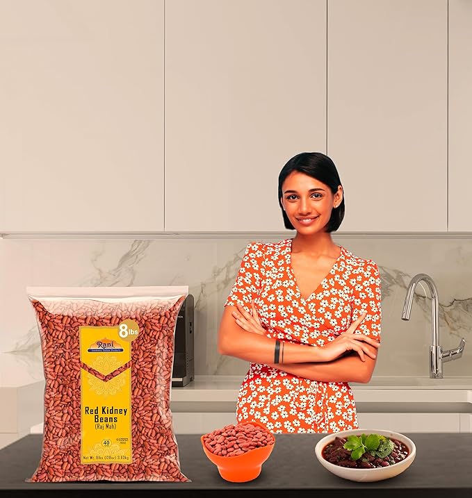 Rani Red Kidney Beans, Light 128oz (8lbs) 3.63kg Bulk ~ All Natural | Vegan | Gluten Friendly |