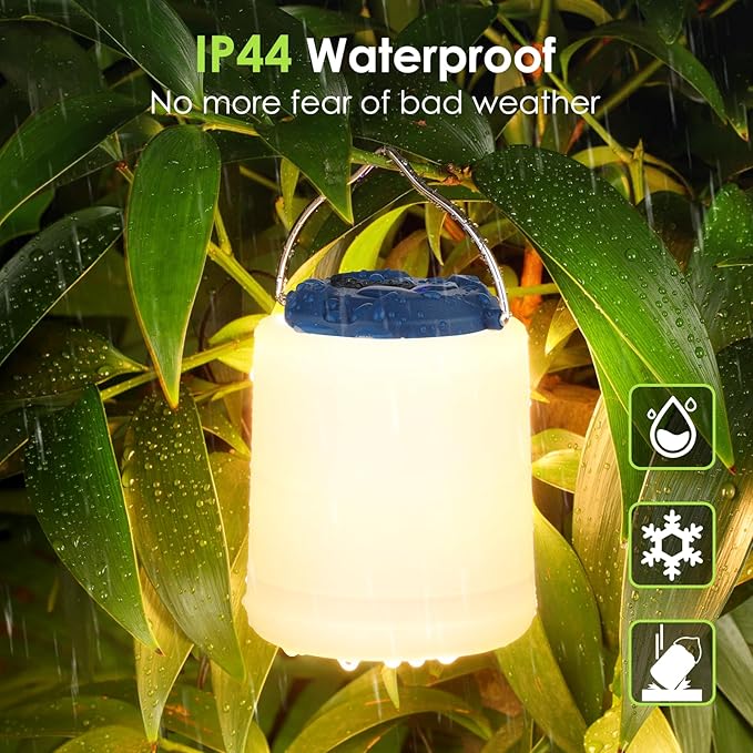 LED Camping Lantern, Rechargeable Camping Light, 4 Modes Outdoor Flashlights Lanterns with 1000LM