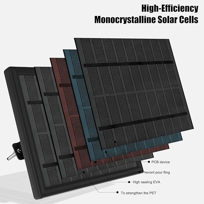 6V Solar Panel for Deer Feeders 4.5W High-Efficiency ??Solar Charger & Battery Maintainer with