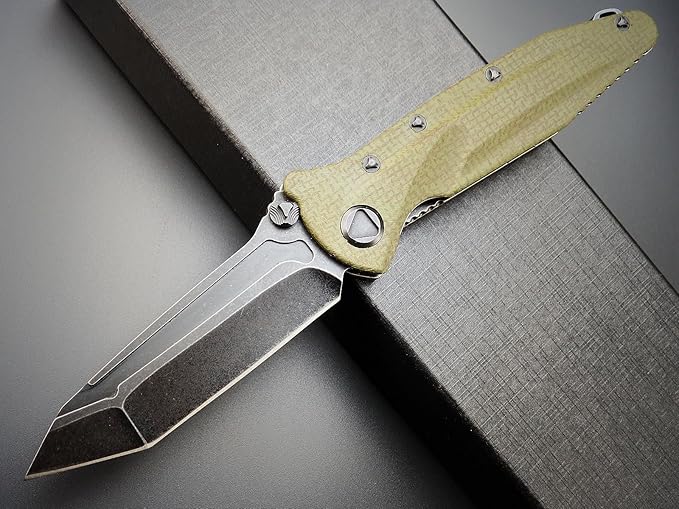 Eafengrow EF55 Pocket Knife Folding Knife G10 Handle D2 Steel Blade Folder EDC Tool Knifes for