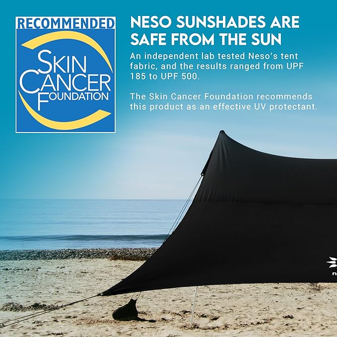 Neso Gigante - Portable Beach Tent - Ideal to Enjoy with Family and Friends - UPF 50+