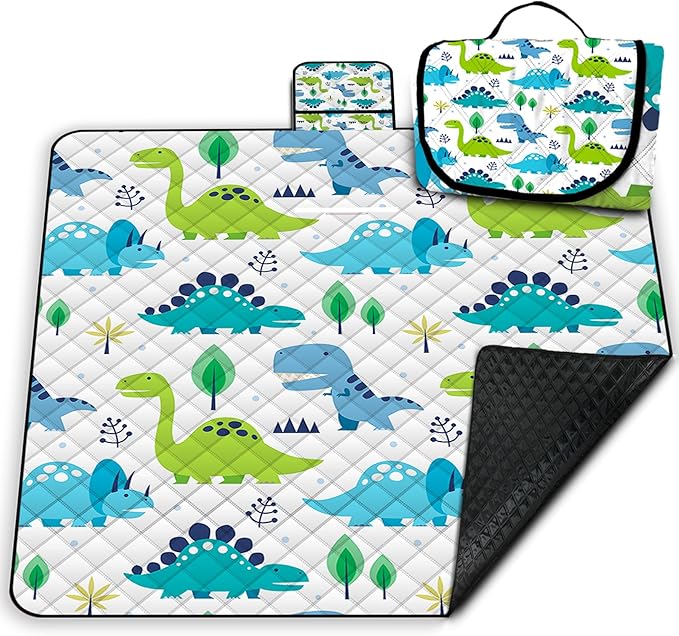 Extra Large Picnic Blanket Waterproof,80"x 80"Foldable Machine Washable Beach Blanket,Outdoor