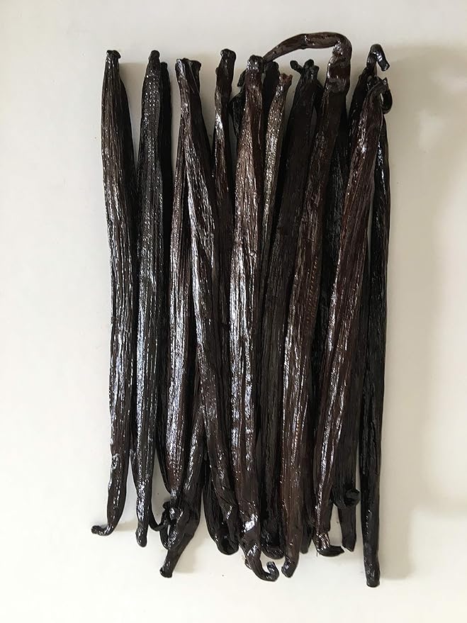 2oz Tahitian Vanilla Beans Grade A for Extract, Cooking and Baking by FITNCLEAN VANILLA| 2 Ounces