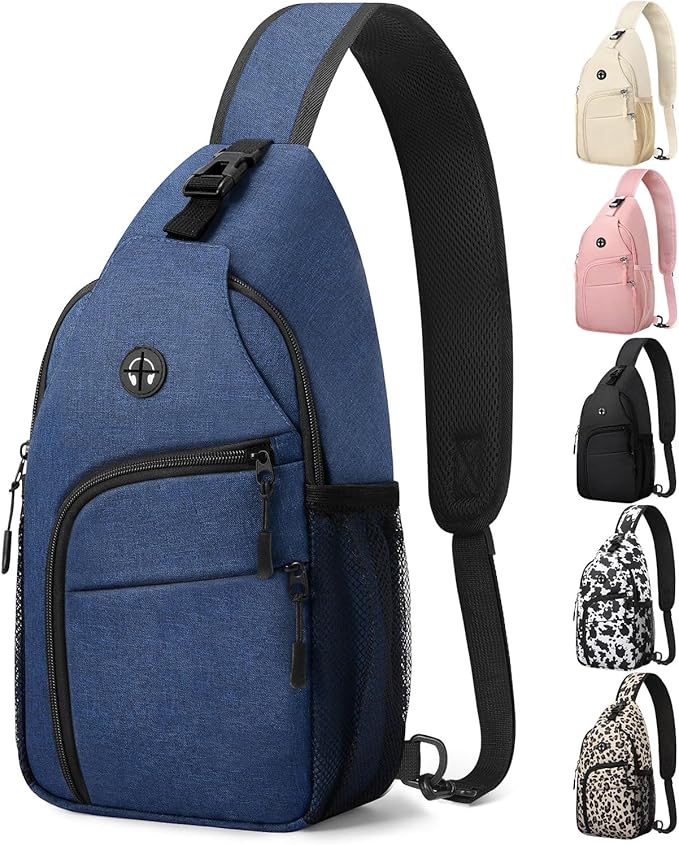 Crossbody Bags for Women Man Waterproof Sling Bag Backpack Trendy Casual Cross Body Bag with