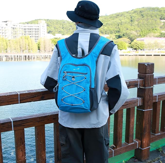 BOVIP 20L Hiking Backpack Lightweight Packable Hiking Daypack Small Travel Outdoor Foldable