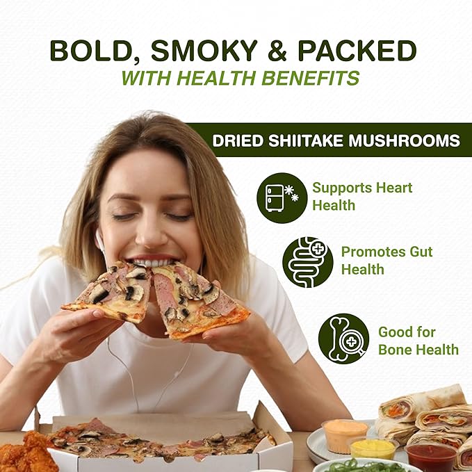 Mushroom House Dried Wild Forest Blend, 16 oz - Gourmet Mix of Porcini, Shiitake, Oyster & Woodear