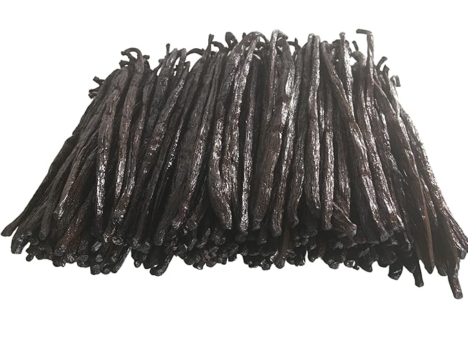11 Madagascar Organic Vanilla Beans Grade A. Certified USDA Organic. ~6" by FITNCLEAN VANILLA for