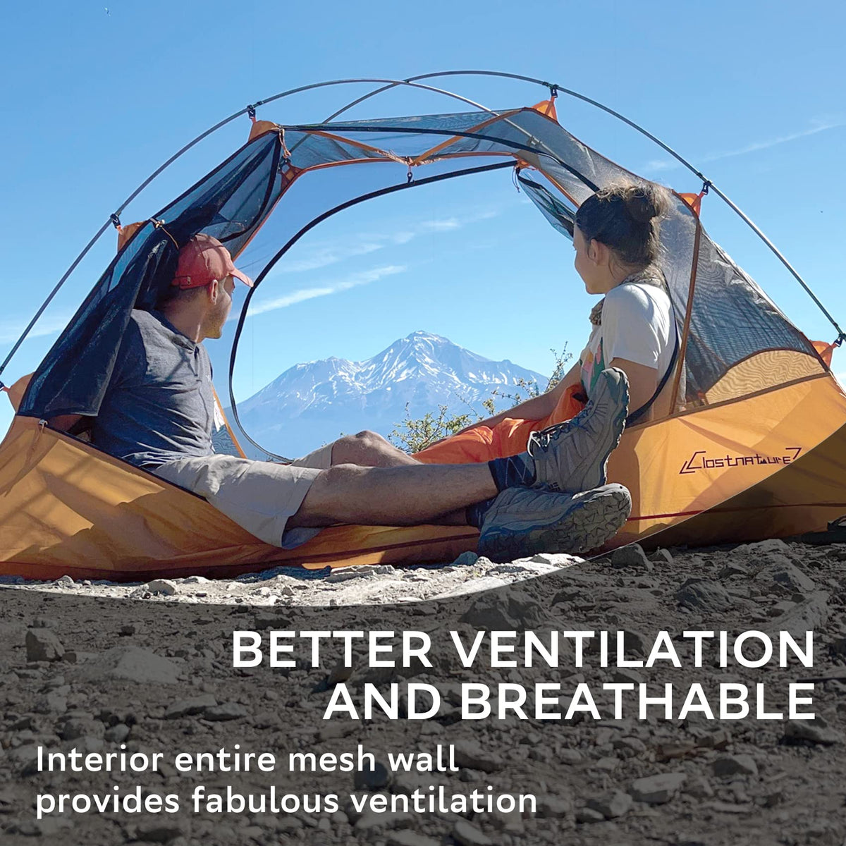 Clostnature 3 Person Lightweight Backpacking Tent, Camping Tent