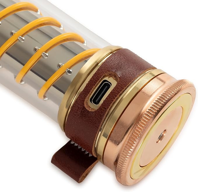 Barebones Edison Light Stick ??Brass, USB Rechargeable LED Lantern and Flashlight with 7 Modes, 40+