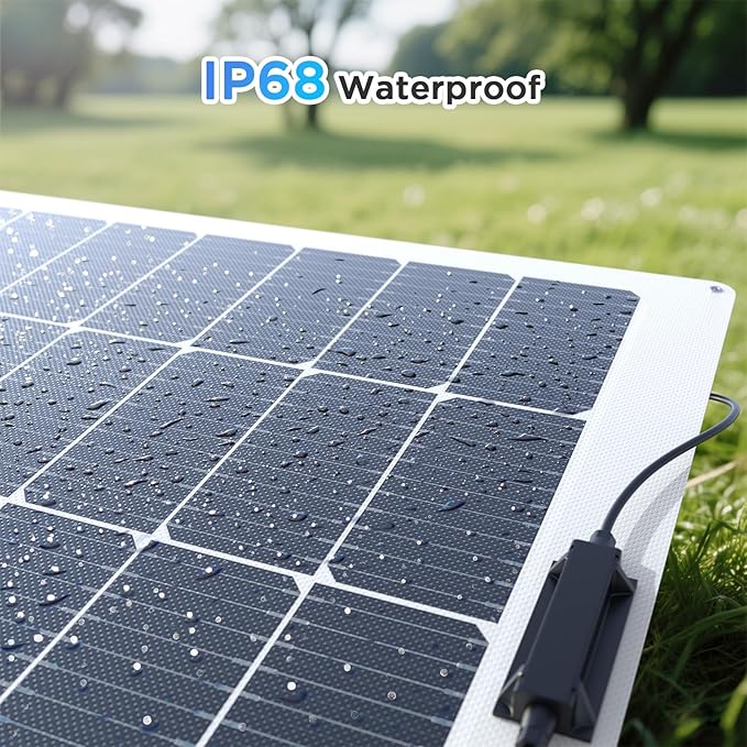 400W Flexible Solar Panel, 2PCS 200 Watt 12V/24V Solar Panel Kit, Callsun 23% High Efficiency 182