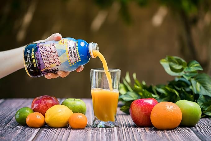 Hollywood diet - 48-Hour Miracle Fruit Juice Cleanse Diet 4-Pack, Detox Cleanse for Weight Loss &