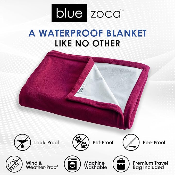 Waterproof Blanket | Machine Washable Dog Bed Cover | Water Proof Blanket to Protect Your Bed Couch