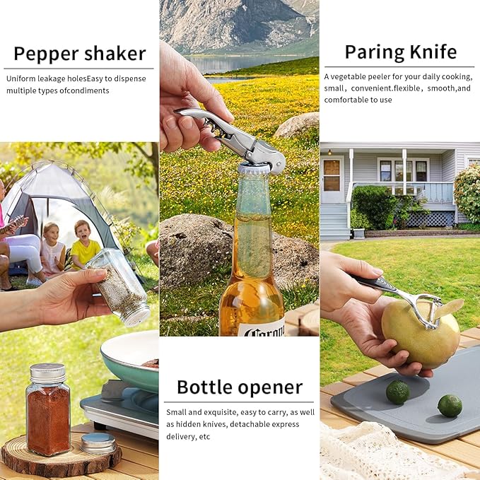 Berglander Camping Essentials, Camping Cooking Utensils Set, Camping Accessories Gear Must Haves