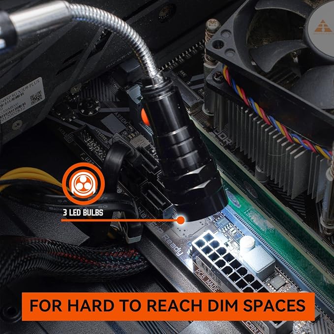 VIBELITE Gifts for Dad, Magnetic Pickup Tool with LED, Telescoping Magnet Flashlight, Birthday