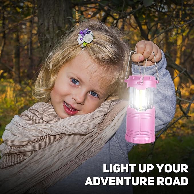 6-Pack Mini LED Camping Lanterns, Portable Camping Lights, Outdoor Tent Lights, Essential Emergency