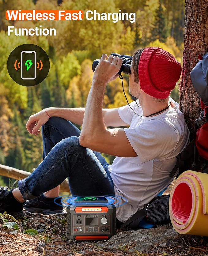 PROGENY 300W Portable Power Station, 299Wh/80818mAh Solar Generator, Regulated DC Output Backup