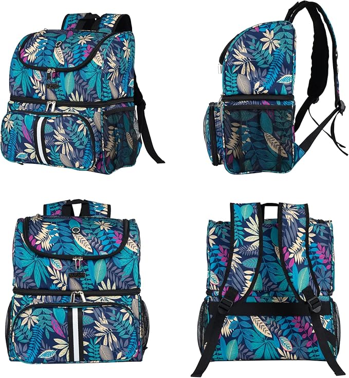 BAGLHER Pet Travel Bag, Double-Layer Pet Supplies Backpack (for All Pet Travel Supplies), Pet