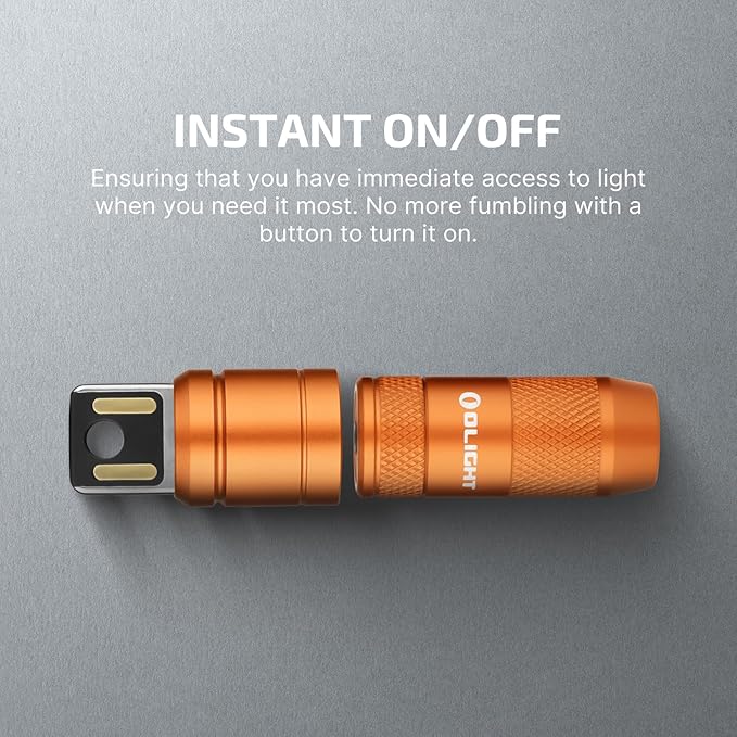 OLIGHT IMINI 2 EDC Rechargeable Keychain Flashlight, 50 Lumens Compact and Portable Mini LED