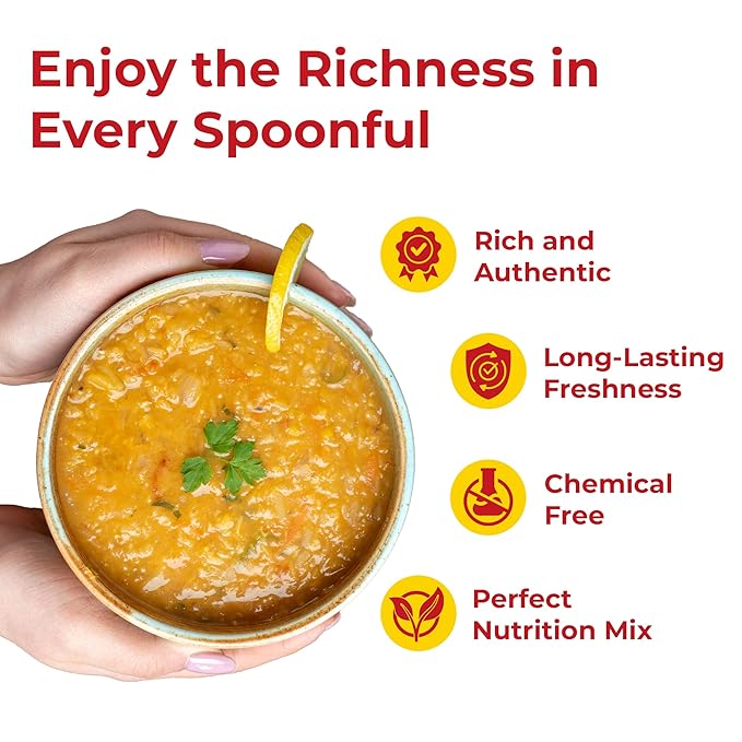 Darsa Organics Mixed Lentils (Panchratna Dal) 2lb | USDA Organic, Non-GMO, Kosher | Superfood Rich