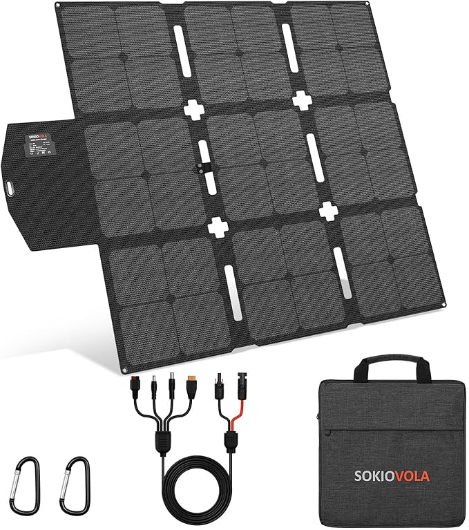 120W Foldable Solar Panel with MC-4 Connector Portable Solar Panel for Camping Folding Solar Panel