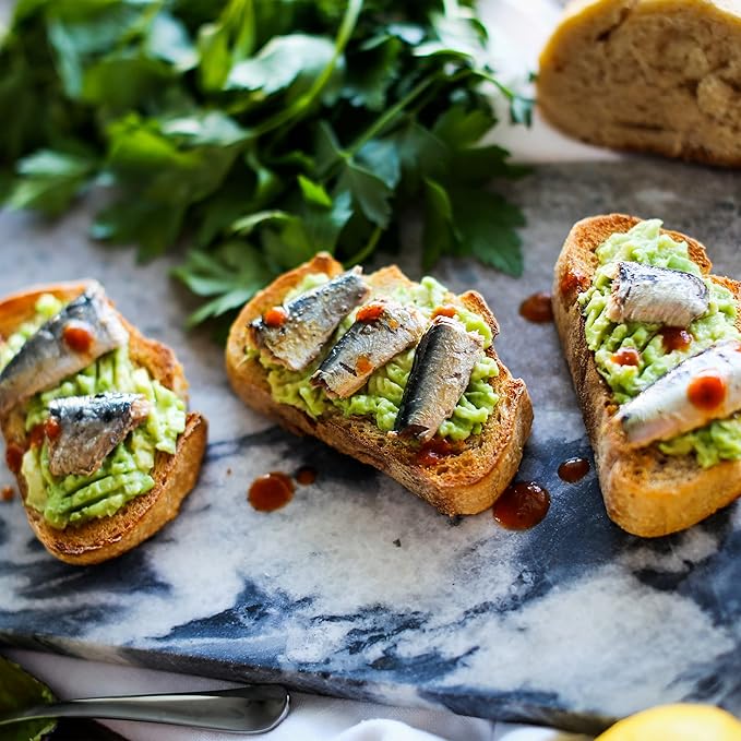 Wild Planet Sardines in Lemon, Nutritional Powerhouses Packed with Flavor, 4.4oz Cans, 6Count