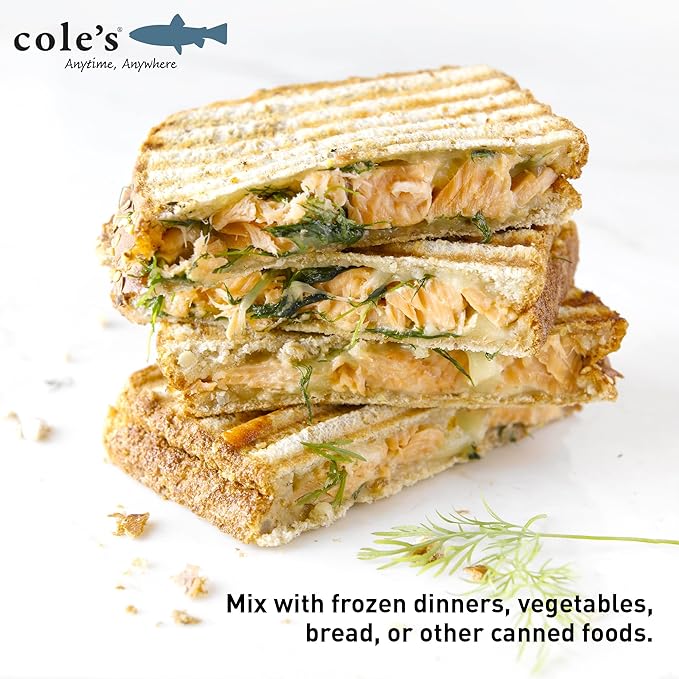 COLE'S Seafood Sampler Variety Pack - With Skinless, Boneless Smoked Salmon and Wild Caught