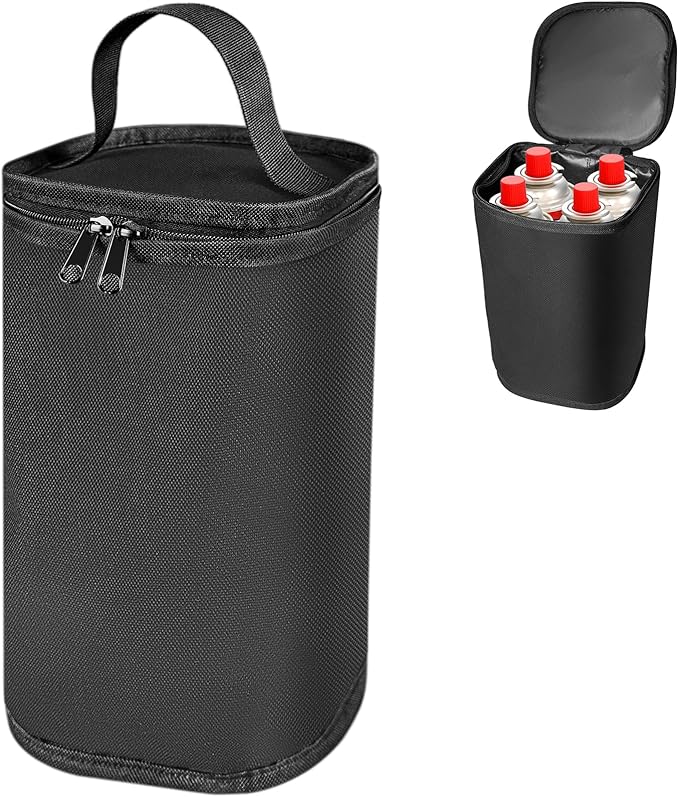 Mini Fuel Cylinder Storage Bag, Butane Fuel Canister Cover,Gas Tank Protective bag, Easy to Carry
