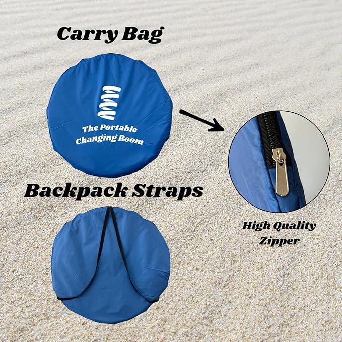 Portable Changing Room, Pop Up Pod - Privacy Tent, Dressing Room Tube or Portable Toilet Stall with