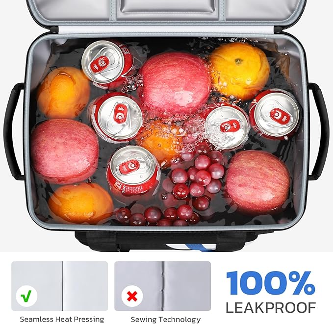 Maelstrom Cooler Bag, 30 Cans Beach Cooler, Large Leakproof Insulated Soft Cooler with Bottle
