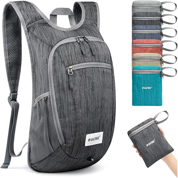 G4Free 10L/15L Hiking Backpack Lightweight Packable Hiking Daypack Small Travel Outdoor Foldable