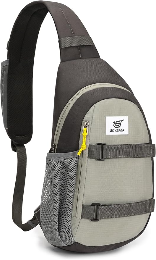 SKYSPER Sling Bag Anti-Theft RFID Crossbody Bag Travel Cross Body Backpack Shoulder Hiking Sling