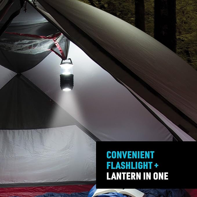 Nite Ize Radiant 200 Collapsible LED Lantern and Flashlight - 200 Lumen Convertible LED Lantern to