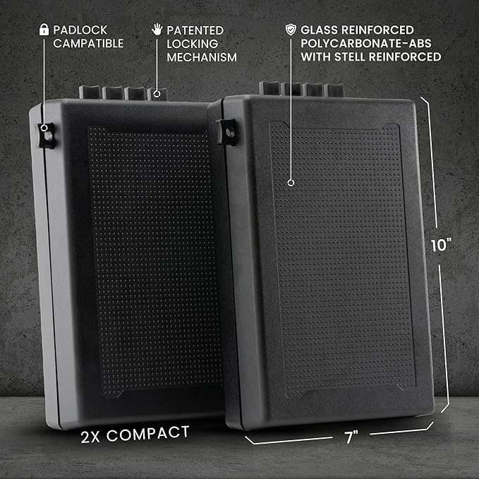STOPBOX PRO Gun Safe Alternative for Handgun Storage, Instant Access Portable Gun Case, TSA