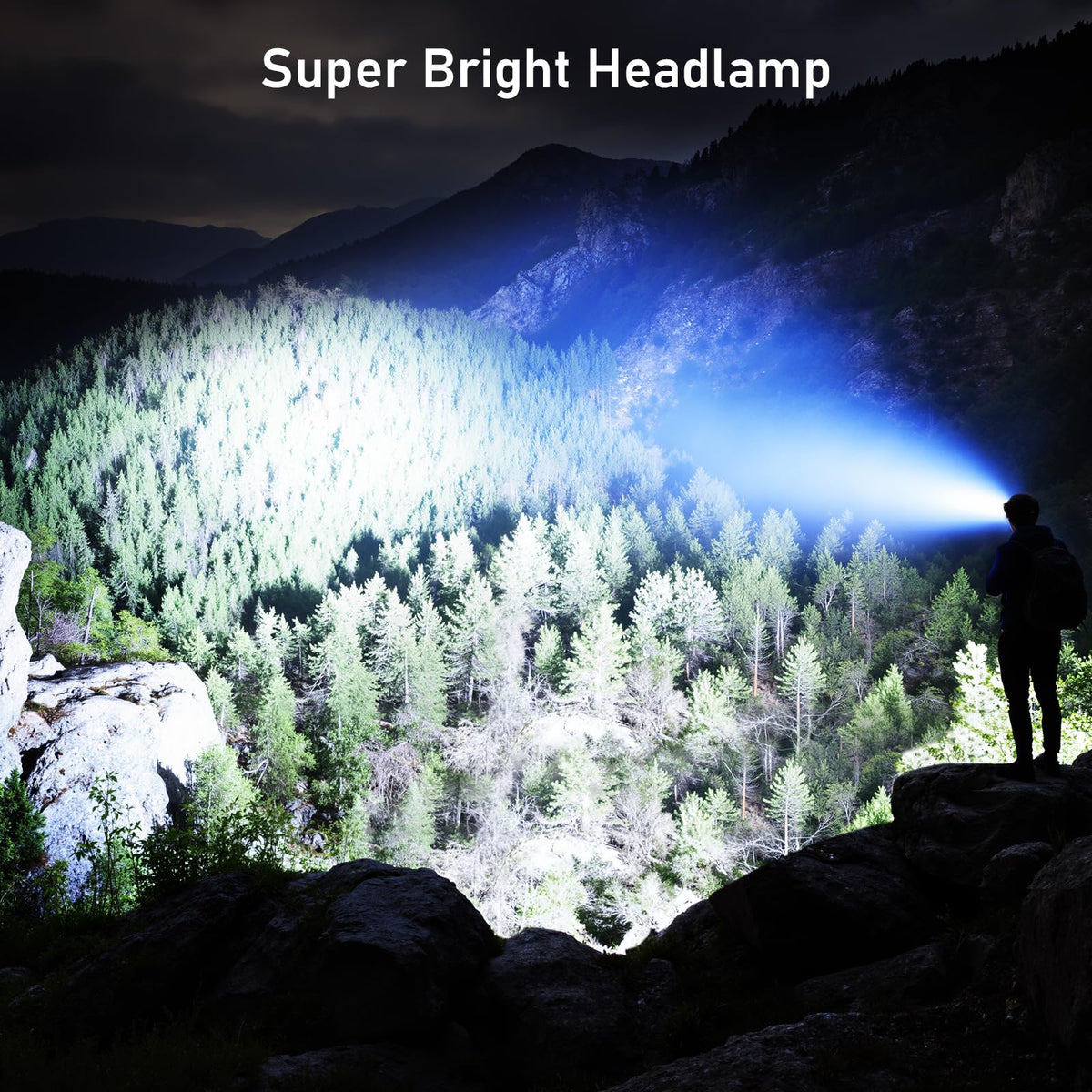 Blukar LED Headlamp - 2000L, Rechargeable - product view 2