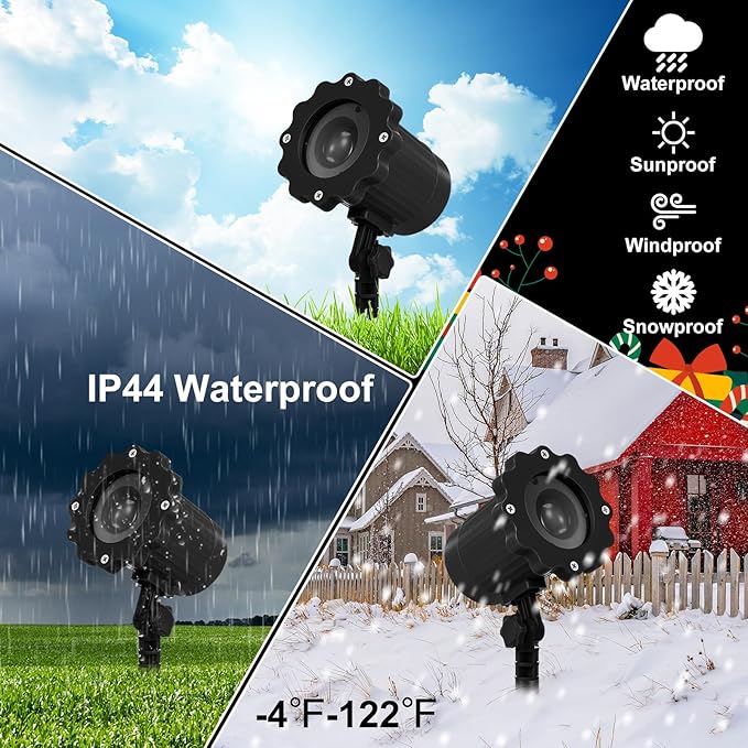 Treela Christmas Nativity Projector Lights Outdoor Dynamic Religious Christian Jesus Lights