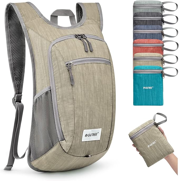 G4Free 10L/15L Hiking Backpack Lightweight Packable Hiking Daypack Small Travel Outdoor Foldable