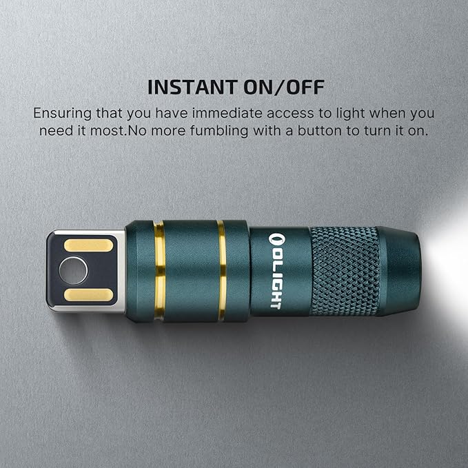 OLIGHT IMINI 2 EDC Rechargeable Keychain Flashlight, 50 Lumens Compact and Portable Mini LED