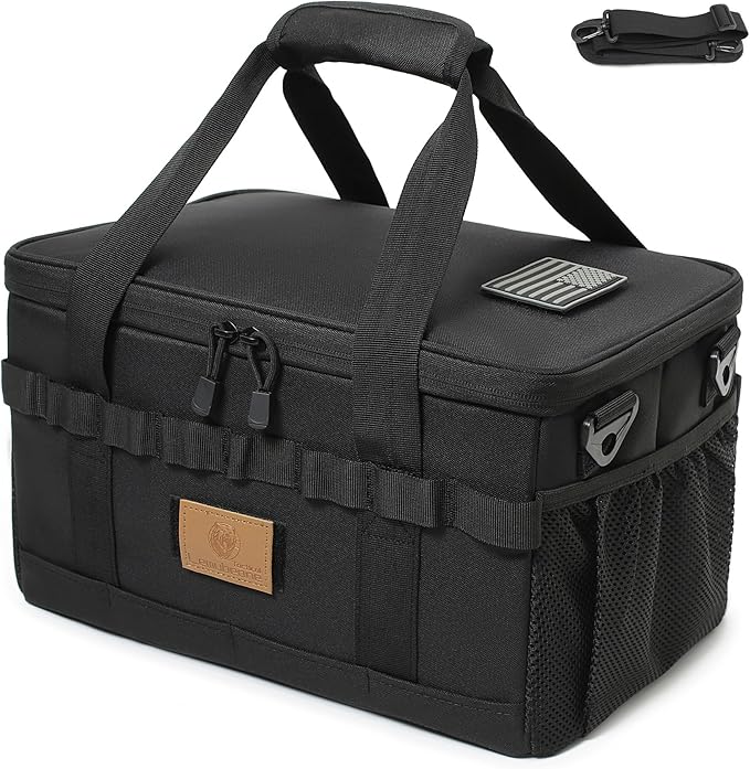 Tactical Camping Storage Bag 18L Tactical Utility Tote Bag Camping Cookware Organizer Trunk
