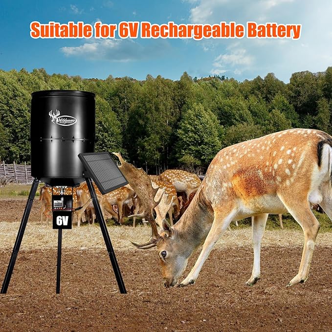 12V 3.6W Solar Panel Charger for Deer Feeders ??Waterproof Solar Battery Maintainer & Trickle
