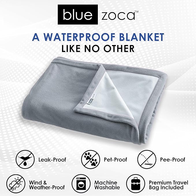 Waterproof Blanket | Machine Washable Dog Bed Cover | Water Proof Blanket to Protect Your Bed Couch