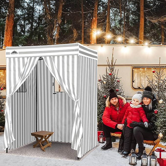 EAGLE PEAK Flex Compact 5x5 Pop-up Canopy Changing Room, Portable Privacy Dressing Room for Indoor