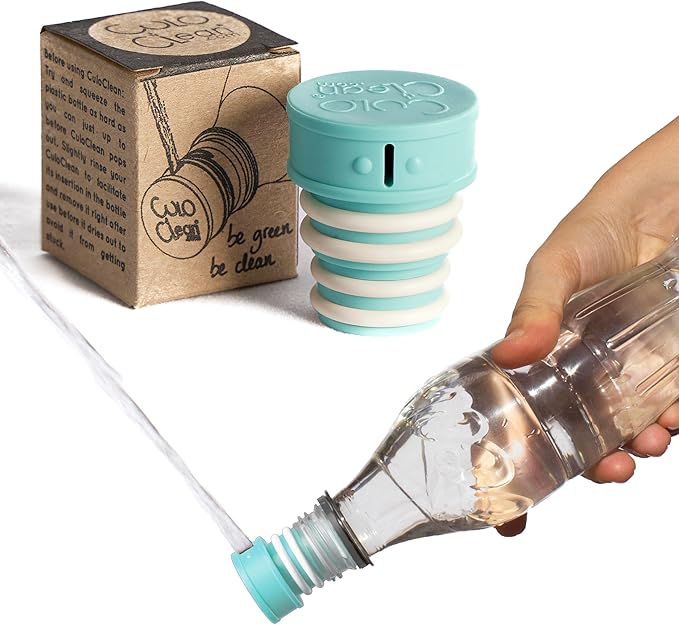 CuloClean Portable Bidet for Toilet, Travel, or Camping. Compatible with Any Plastic Bottle.