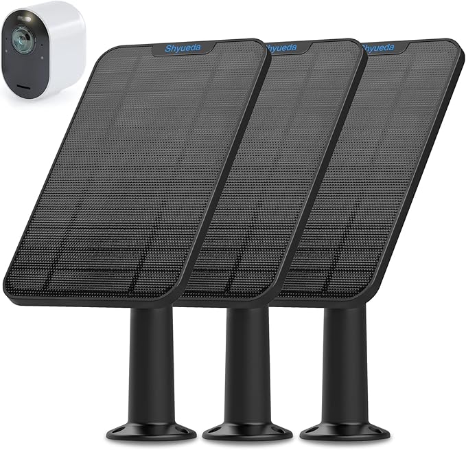 4W Solar Panel Charging Compatible with Arlo Pro 3/Pro 4/Pro 5S/Ultra/Ultra 2 only, with 13.1ft
