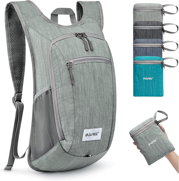 G4Free 10L/15L Hiking Backpack Lightweight Packable Hiking Daypack Small Travel Outdoor Foldable