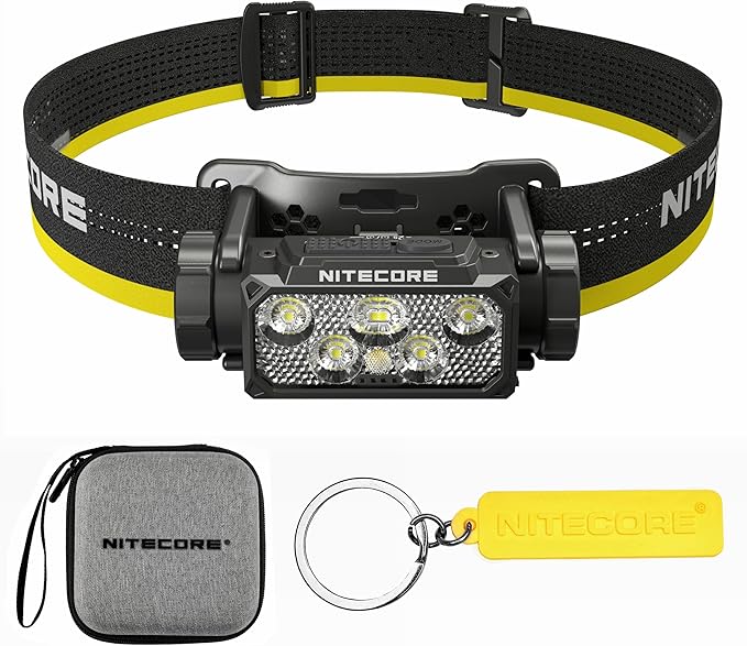 Nitecore HC60 UHE 1600 Lumen High Efficiency Headlamp 4000mAh USB-C Rechargeable Headlight Tag